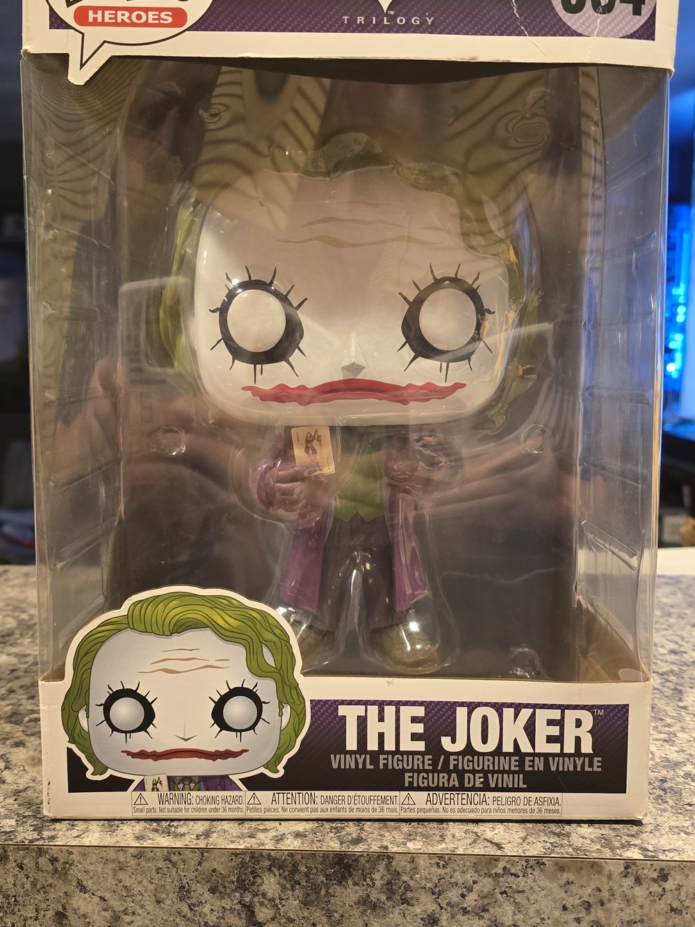 Funko The Joker Vinyl Figure - Purple Coat, Green Hair, White Face